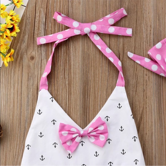 2for15 NWT Beautiful nautical little romper outfit - Picture 7 of 8